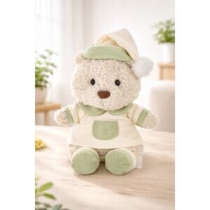 Bartholomew Bear Junior clothes outfits - Green Loungewear Set[BXYC-12-6IN]